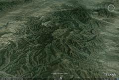 Shanxi province mountains - aerial photograph