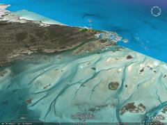 Andros Island, Bahamas - aerial photograph